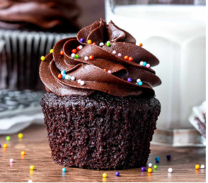 DOUBLE CHOCOLATE CUP CAKE
