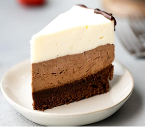 TRIPLE CHOCOLATE MOUSSE CAKE